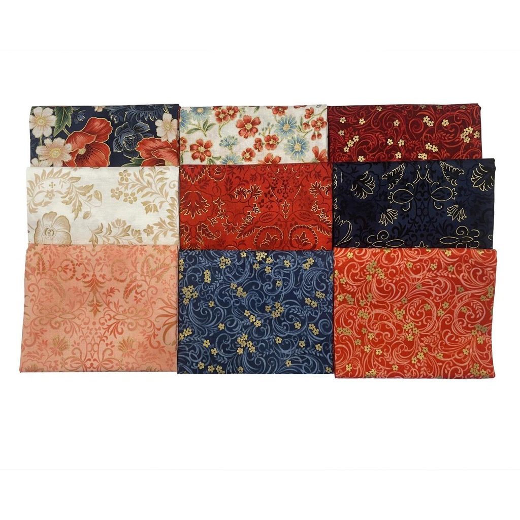 Poppy Hill Fat Quarter Bundle From Robert Kaufman