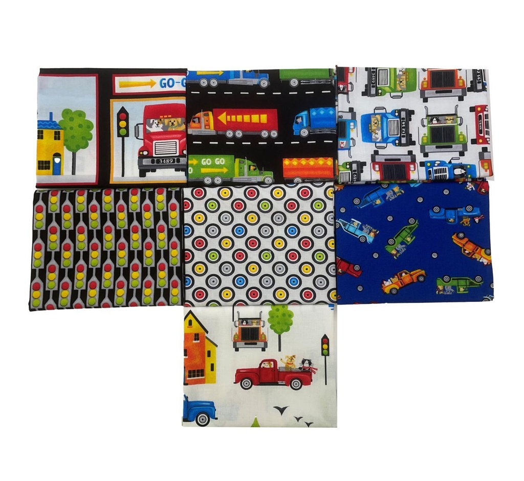 Go-Go Fat Quarter Bundle From Henry Glass