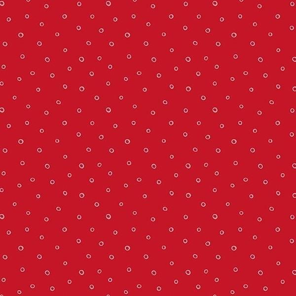 Colors Of Summer Dots Red By Jackie Decker For Wilmington Prints
