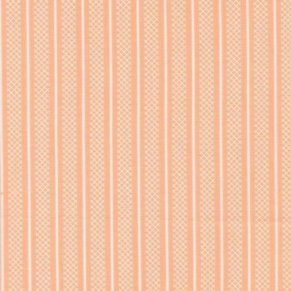 Flower Girl Hatched Stripes Peachy By My Sew Quilty Life For Moda Fabrics