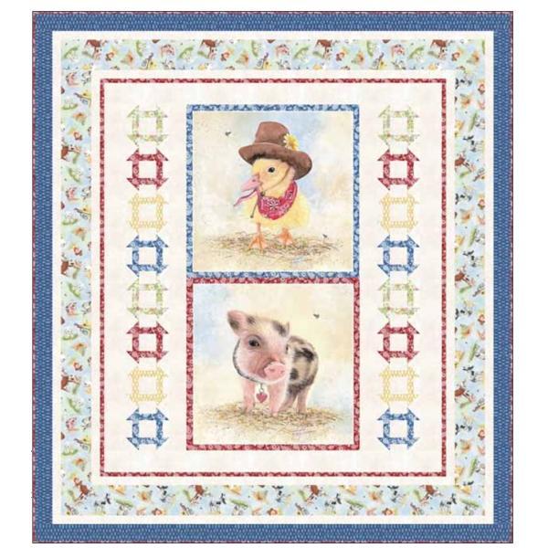 Barnyard Babies Quilt Kit From P&B