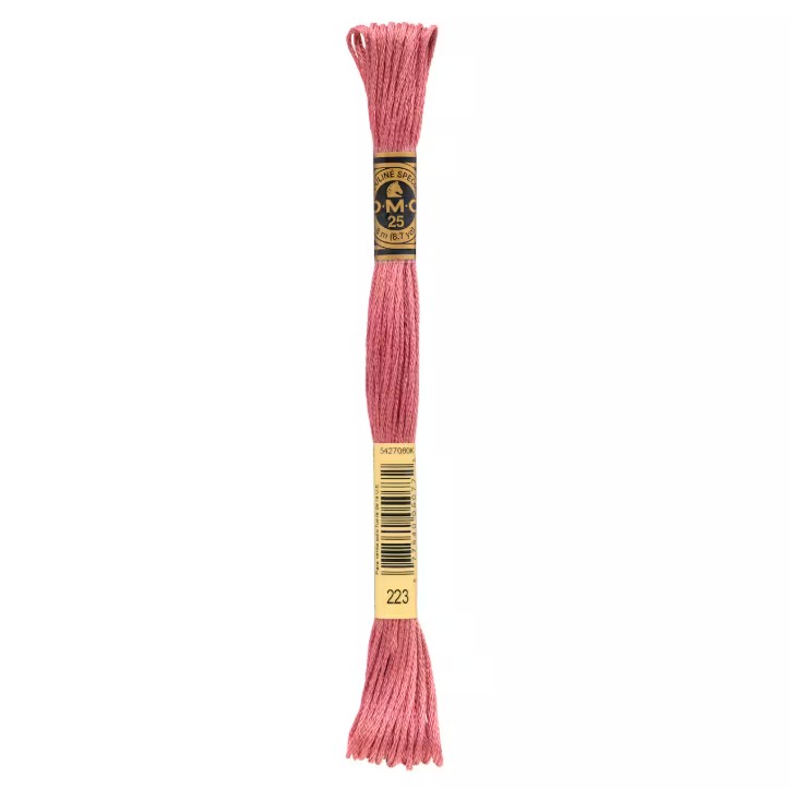 DMC Thread Color 223 - Medium Shell Pink