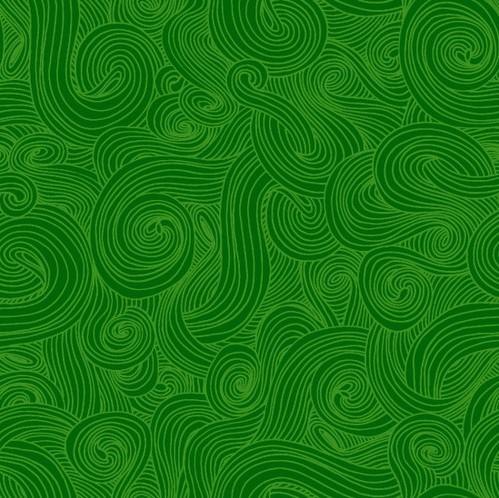 Just Color! Swirl Green By Studio E Fabrics
