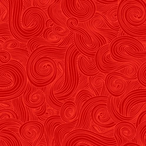 Just Color! Swirl Red By Studio E Fabrics