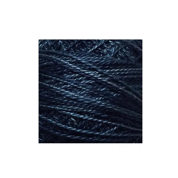 Valdani Variegated Perle Cotton Thread, Size 8 Darkened Blue