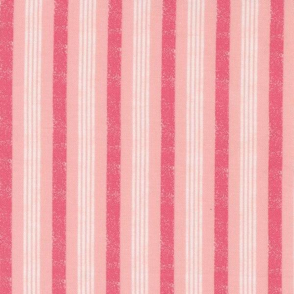 Hey Boo Boougie Stripe Bubble Gum Pink By Lella Boutique For Moda Fabrics