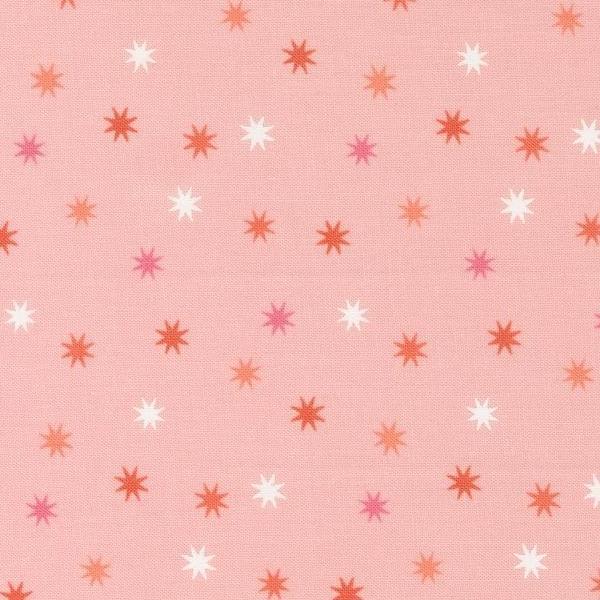 Hey Boo Practical Magic Stars Bubble Gum Pink By Lella Boutique For Moda Fabrics