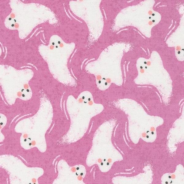 Hey Boo Friendly Ghost Purple Haze By Lella Boutique For Moda Fabrics