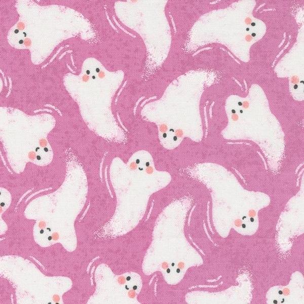 Hey Boo Friendly Ghost Purple Haze By Lella Boutique For Moda Fabrics