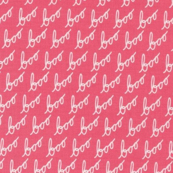 Hey Boo Boo Text Love Potion Pink By Lella Boutique For Moda Fabrics