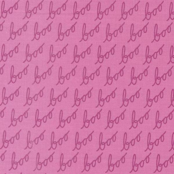 Hey Boo Boo Text Purple Haze By Lella Boutique For Moda Fabrics