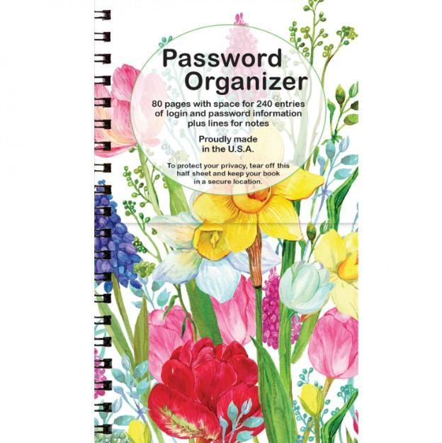 Bright Floral Password Organizer From It Takes Two