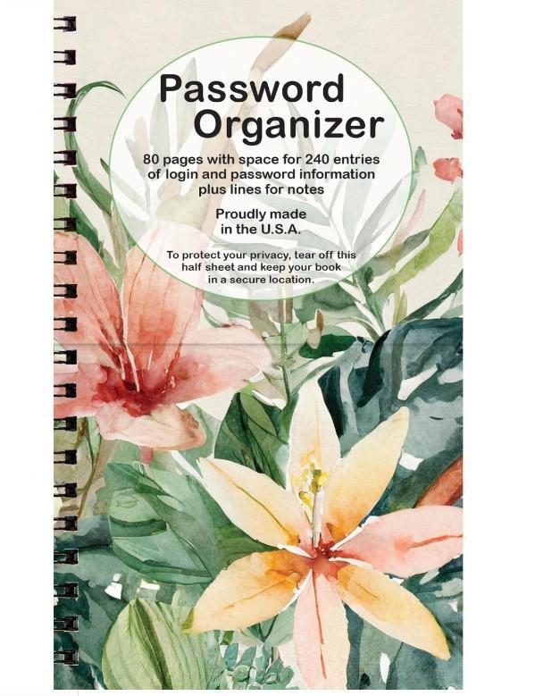 Wildflowers Password Organizer