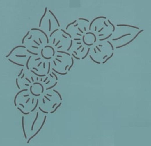 Dogwood Bouquet 6" Stencil