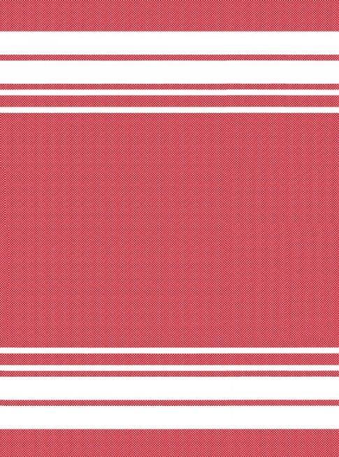 Red Border Stripe Hand Towel From Studio E Fabrics