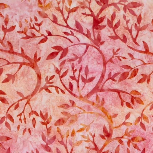 Expressions Batiks Vines Salmon From Riley Blake Designs