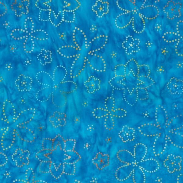 Expressions Batiks Tjaps Dotted Flowers Celeste From Riley Blakes Designs 