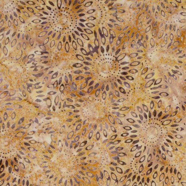 Expressions Batiks Tjaps Sunflowers Tan From Riley Blake Designs 