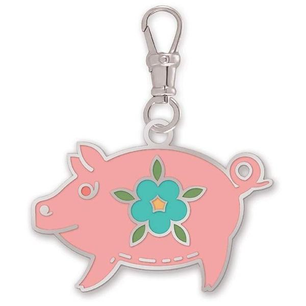 Lori Holt Happy Charm Enamel Piggy