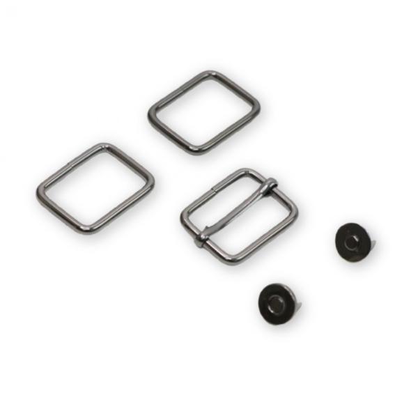 Level 2 Basic Hardware Kit, Gunmetal, From Sallie Tomato