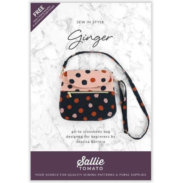 Ginger Crossbody Purse Pattern By Jessica Barrera For Sallie Tomato