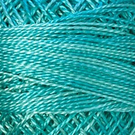 Valdani O544 - Pond Ripple Variegated, Perle Cotton Ball, Size 8