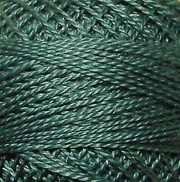 Valdani O31- Smokey Teal, Perle Cotton Ball, Size 8