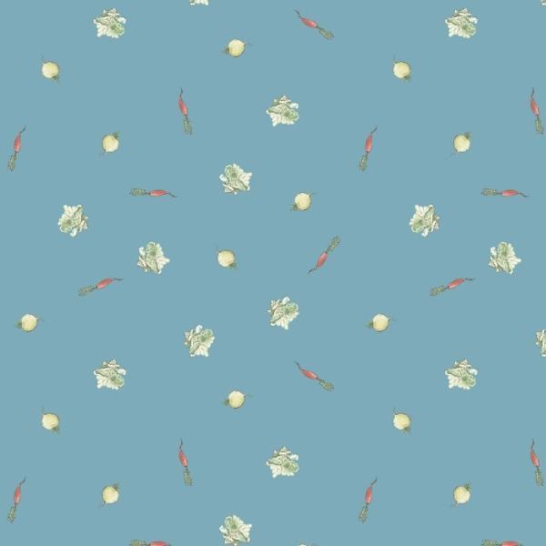 The Tale Of Peter Rabbit Veggies Blue By Beatrix Potter For Riley Blake Designs