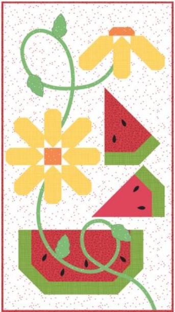 Once In A Melon August Door Banner Kit By Jillily Studio For Riley Blake Designs