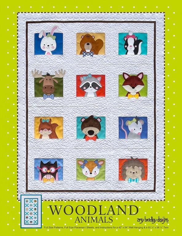 Woodland Animals Quilt Pattern By Amy Bradley For Amy Bradley Designs 