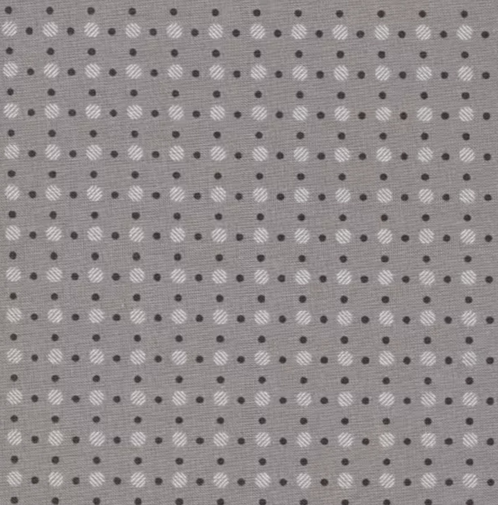 Bee Basics Polka Dot Gray from Riley Blake