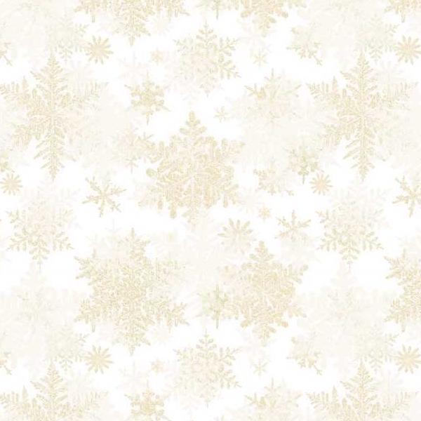 Snowfall Large Snowflakes Cream By Geetanjali Behera For P&B Textiles