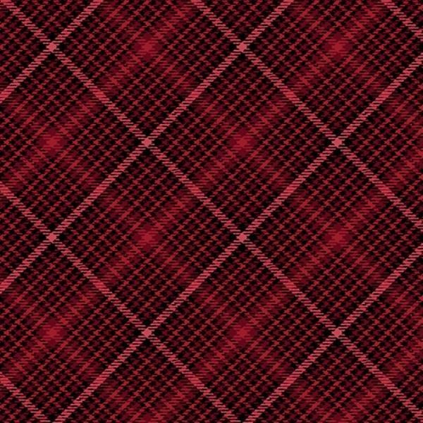 Winter In The Pines Festive Tartan Red By Jackie Robinson For Benartex