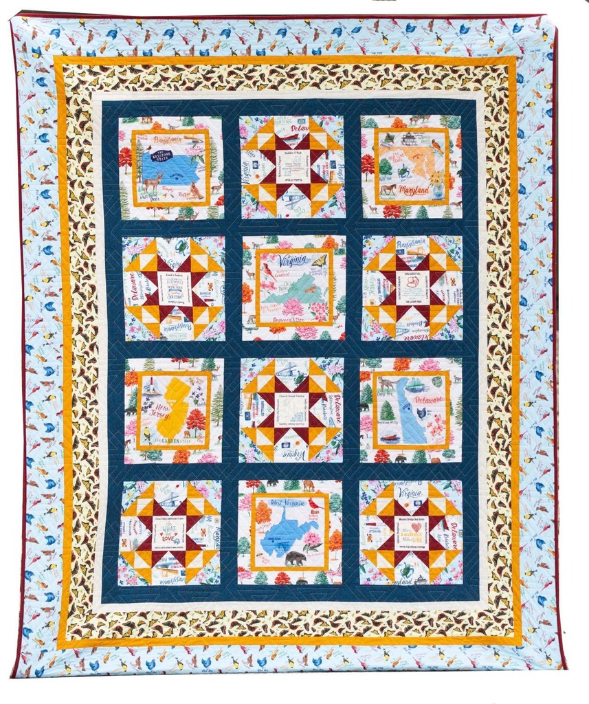 Hey Neighbor All Mid Atlantic Shop Hop Quilt