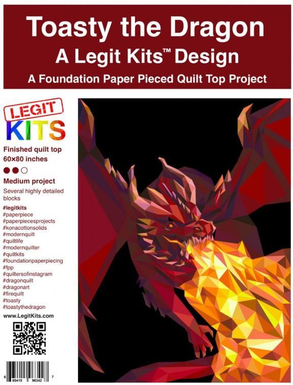 Toasty The Dragon Pattern From Legit Kits