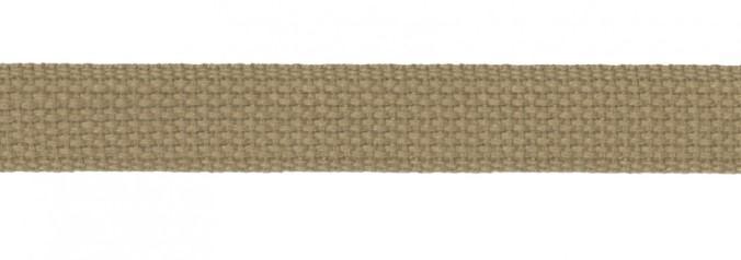 Cotton Webbing Tan 1In