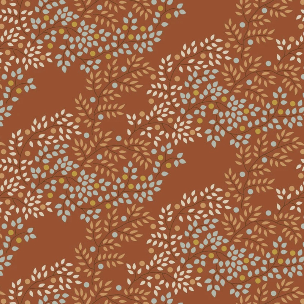 Creating Memories Berrytangle Copper By Tone Finnanger For Tilda Fabrics