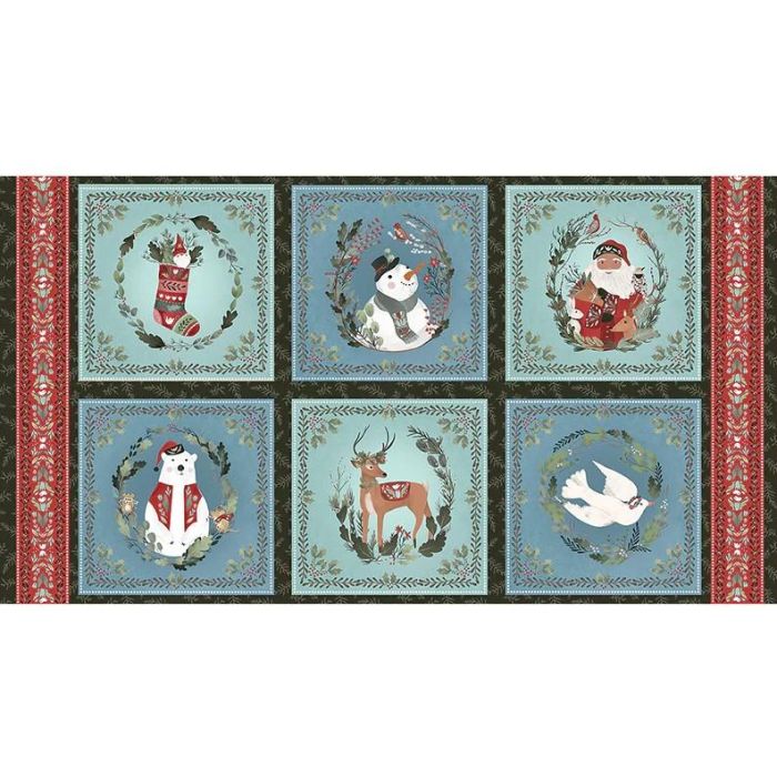 Glad Tidings We Bring Christmas Block Panel By Laura Konyndyk For Blank Quilting