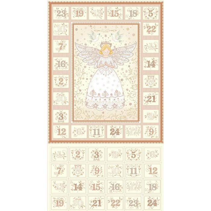 Angels Angel Advent Calendar By Makower Uk For Andover Fabrics 