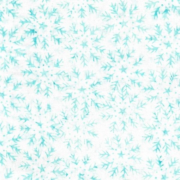 Peppermint Sprinkles Batik Snowflake Circles Neutral Snow From Island Batik 