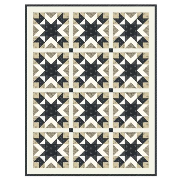 Blackbird'S Star Quilt Kit From Moda