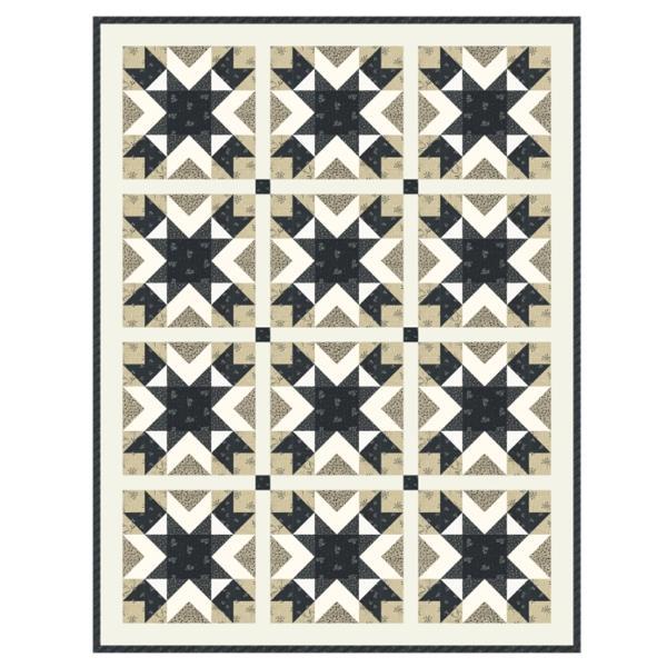 Blackbird'S Star Quilt Kit From Moda