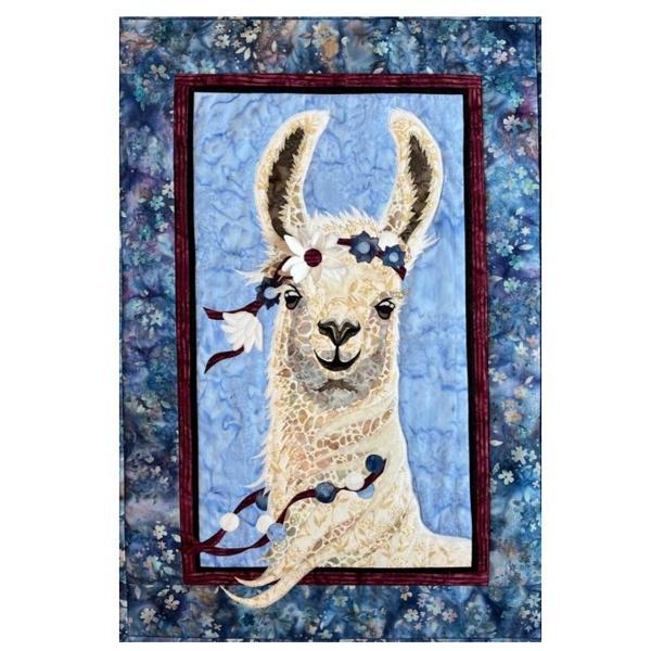 Live, Love, Llama Quilt Kit featuring Hoffman Batiks