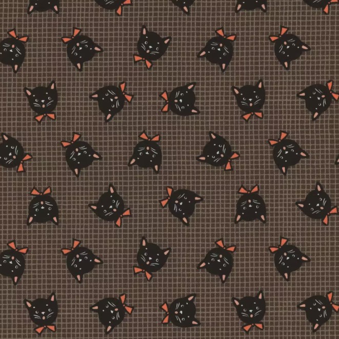 Sweet Tooth Kitty Box Black from Poppie Cotton