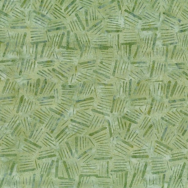 Mystic Vineyard Batik Sticks Light Green from Wilmington Prints