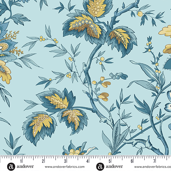 Beach House Ariel Sky by Edyta Sitar of Laundry Basket Quilts for Andover Fabrics