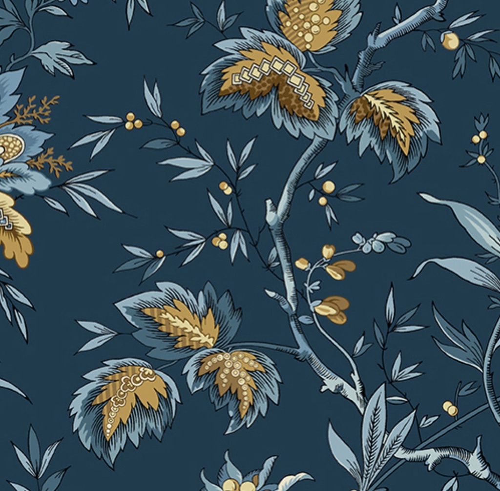 Beach House Ariel Midnight by Edyta Sitar of Laundry Basket Quilts for Andover Fabrics