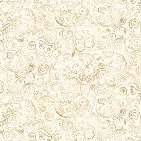 Sonata Swirls on Music Notes Cream from Timeless Treasures Fabrics