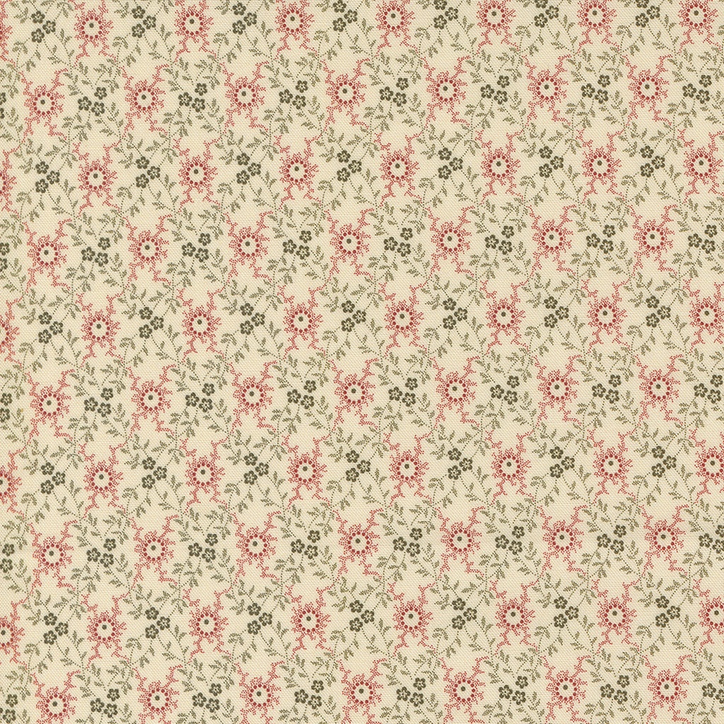 Lydias Lace London Grace Crimson from Moda