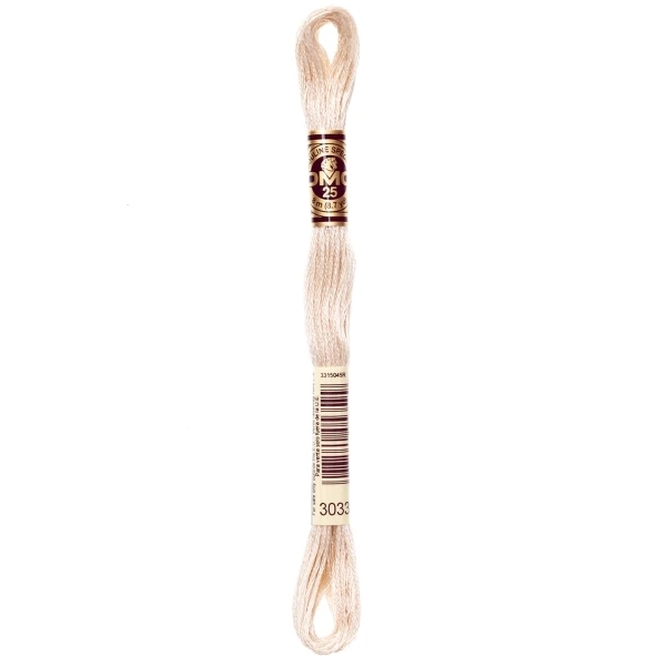 DMC Embroidery Floss Very Light Mocha Brown 3033